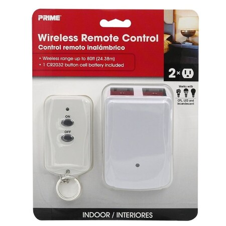 Prime Wire & Cable Prime Indoor Wireless Remote Timer 125 V White TNRC21